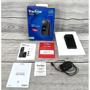 TRACFONE NOKIA 2760 FLIP PHONE IN ORIGINAL BOX - BARELY USED